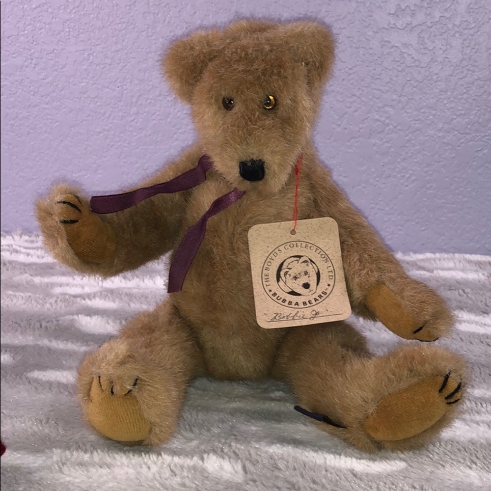 Boyds Bears Bubba Bobbie Jo Jointed teddy bear